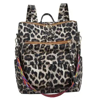 Leather Backpack Women Shoulder Bag Vintage Leopard Bagpack Travel Backpacks Teenagers Girls Back Pack Women Mochila Feminina
Leather Backpack Women Shoulder Bag Vintage Leopard Bagpack Travel Backpacks Teenagers Girls Back Pack Women Mochila Feminina