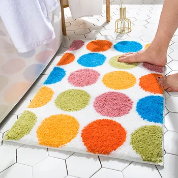 Flocking Bedroom Living Room Carpet Mat Simple Household Kitchen Bathroom Door Absorbent Anti-Slip Mat Bath Mat Rugs 
Flocking Bedroom Living Room Carpet Mat Simple Household Kitchen Bathroom Door Absorbent Anti-Slip Mat Bath Mat Rugs