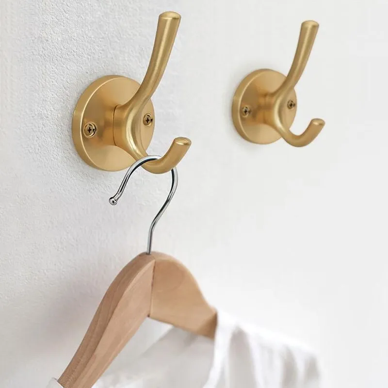 Bathroom Hook Set Of 2 Brushed Nickel Hooks Bathroom Hooks For Wall Hooks