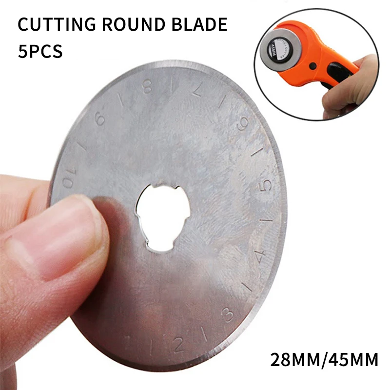28mm /45 mm Rotary Blades Paper Cutter Knitting Circular Cutting Patchwork Leather Crafts Rotary Cutter Replacement Blades New
28mm /45 mm Rotary Blades Paper Cutter Knitting Circular Cutting Patchwork Leather Crafts Rotary Cutter Replacement Blades New