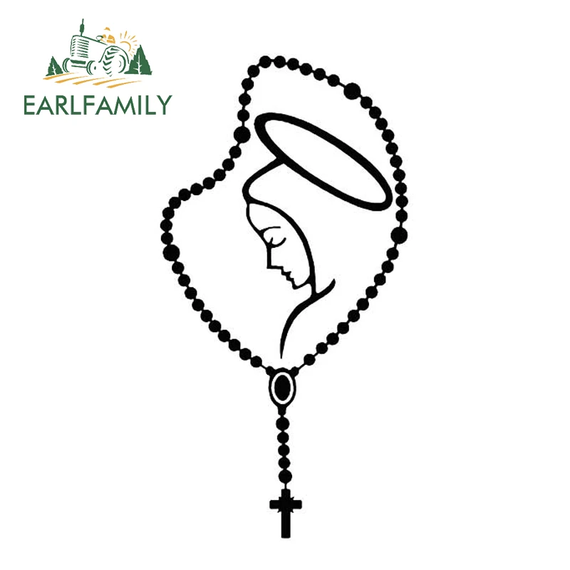 EARLFAMILY 15cm x 8cm ROSARY MARY Spiritual Religious Car Window Car Body Car Sticker Oem Cartoon Vinyl Decal Black/Sliver
EARLFAMILY 15cm x 8cm ROSARY MARY Spiritual Religious Car Window Car Body Car Sticker Oem Cartoon Vinyl Decal Black/Sliver