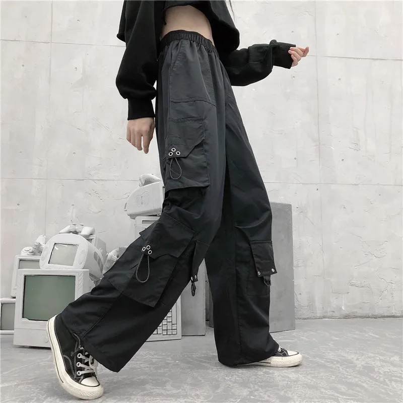 Women's Trousers Japanese Kawaii Harajuku Ulzzang Retro Loose Casual High Waist Overalls Female Cute Clothing For Women
Women's Trousers Japanese Kawaii Harajuku Ulzzang Retro Loose Casual High Waist Overalls Female Cute Clothing For Women