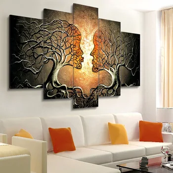 5 Pcs Canvas Paintings Wall Art HD Abstract Tree Branch People Print Poster Home Decor Modular Picture For Bedroom No Framework
5 Pcs Canvas Paintings Wall Art HD Abstract Tree Branch People Print Poster Home Decor Modular Picture For Bedroom No Framework