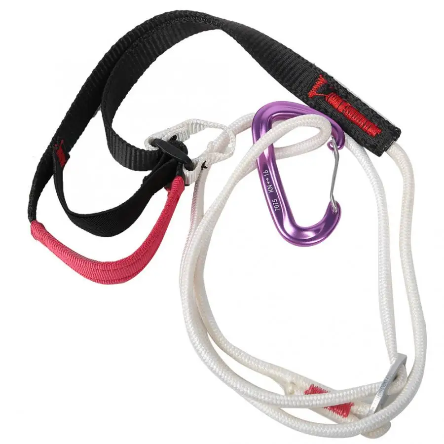 Climbing Ascender Strap Adjustable Safe Rising Device Foot Pedal Belt Mountaineering Ascender Equipment with Carabiner hook
Climbing Ascender Strap Adjustable Safe Rising Device Foot Pedal Belt Mountaineering Ascender Equipment with Carabiner hook