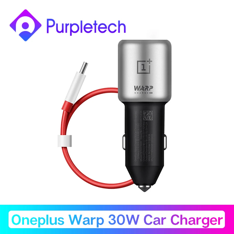 In Stock Original OnePlus 30W Warp Car Charger Warp 30 Car Charge EU UK Input 12V 24V 4.5A Output 5V 6A Max For OnePlus 7 7T Pro
In Stock Original OnePlus 30W Warp Car Charger Warp 30 Car Charge EU UK Input 12V 24V 4.5A Output 5V 6A Max For OnePlus 7 7T Pro