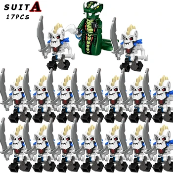17PCS NINJA Ice Emperor golden snake legion Building Block Action Figures Compatible Bricks Set For Gift Toys for children
17PCS NINJA Ice Emperor golden snake legion Building Block Action Figures Compatible Bricks Set For Gift Toys for children