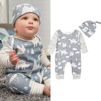 Newborn One-Pieces Clothing 2020 Baby Boy Girl Romper Jumpsuit Outfits Dinosaur Print Clothes
Newborn One-Pieces Clothing 2020 Baby Boy Girl Romper Jumpsuit Outfits Dinosaur Print Clothes