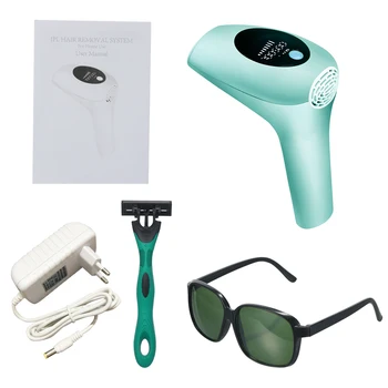 IPL Hair Removal Instrument Shaving Tool Epilator Hair Remover 900,000 Flashes Permanent Painless for Face Bikini Underarms Body
IPL Hair Removal Instrument Shaving Tool Epilator Hair Remover 900,000 Flashes Permanent Painless for Face Bikini Underarms Body