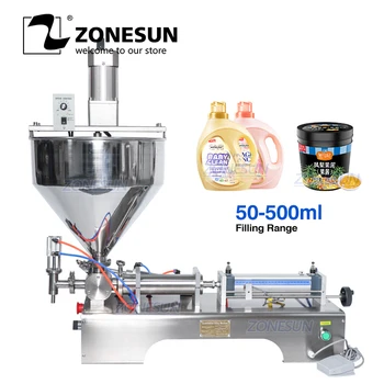 ZONESUN Mixing Filler Viscous Material Filling Machine Foods Packaging Equipment Bottle Liquids Dosing Paste Filling Machinery 
ZONESUN Mixing Filler Viscous Material Filling Machine Foods Packaging Equipment Bottle Liquids Dosing Paste Filling Machinery