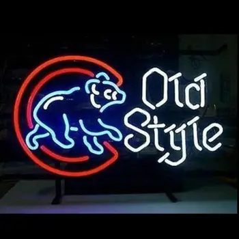 Custom Chicago Cubs Old Style Glass Neon Light Sign Beer Bar
Custom Chicago Cubs Old Style Glass Neon Light Sign Beer Bar