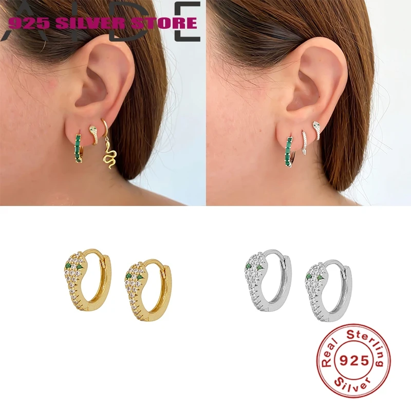 Aide 925 Sterling Silver Small Hoop Earrings for Women Gold Silver color Round Earrings Chain Snake Circle Earrings Jewelry
Aide 925 Sterling Silver Small Hoop Earrings for Women Gold Silver color Round Earrings Chain Snake Circle Earrings Jewelry