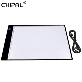 CHIPAL Scale A4 LED Light Box Digital Graphics Tablet Drawing Pad Art Copy Board Electronic USB Writing Painting Table Panel
CHIPAL Scale A4 LED Light Box Digital Graphics Tablet Drawing Pad Art Copy Board Electronic USB Writing Painting Table Panel