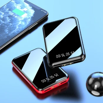 Piano paint Ultra-thin 5400/10000mAh mobile power bank Digital display LCD display Doub USB 2A fast charging power bank 
Piano paint Ultra-thin 5400/10000mAh mobile power bank Digital display LCD display Doub USB 2A fast charging power bank