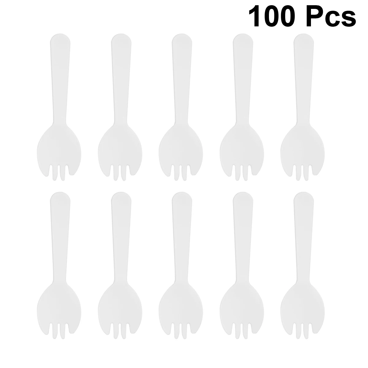 100pcs 2 In 1 Spoon Fork Disposable Plastic Spork Combo Travel Camping Hiking Picnic Utensils For Cake Ice Cream Salad Fruit
100pcs 2 In 1 Spoon Fork Disposable Plastic Spork Combo Travel Camping Hiking Picnic Utensils For Cake Ice Cream Salad Fruit