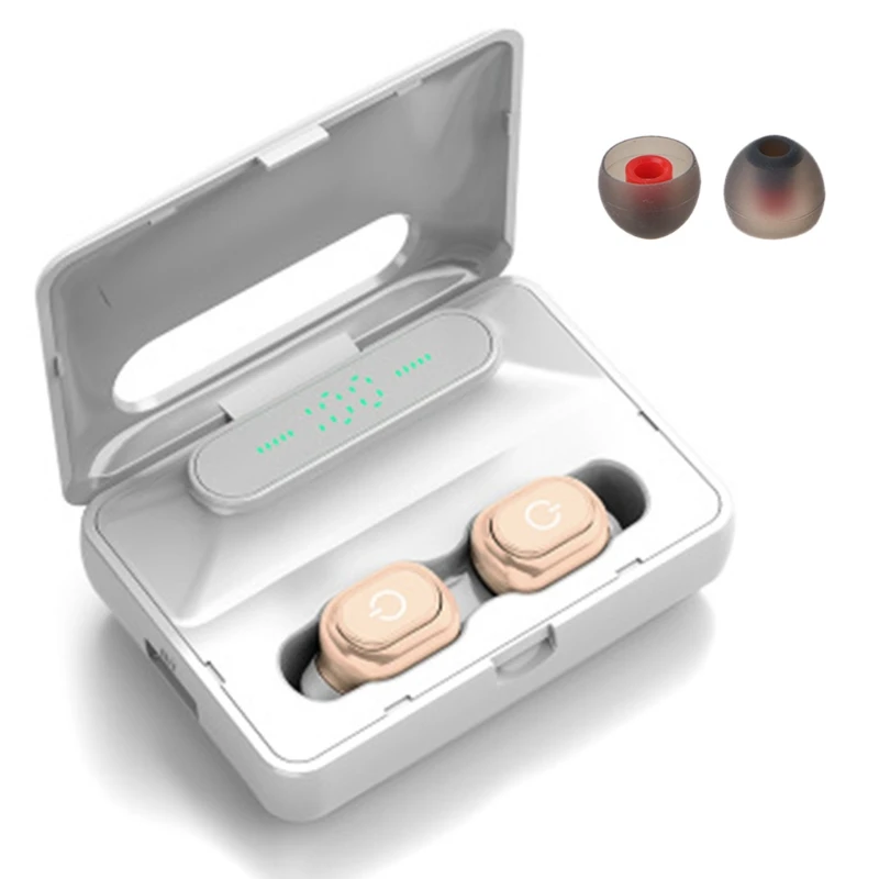 H60 Wireless Bluetooth 5.0 Mini Earbuds LED Digital Display Handsfree Headset with Charging Case Sport Driving Stereo Earphone
H60 Wireless Bluetooth 5.0 Mini Earbuds LED Digital Display Handsfree Headset with Charging Case Sport Driving Stereo Earphone