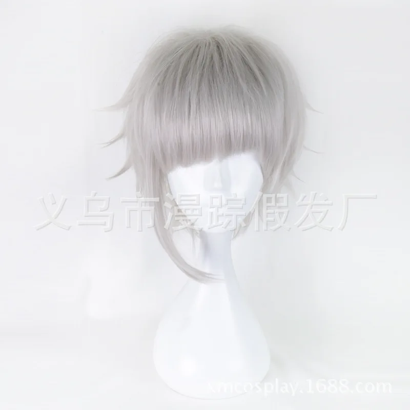 Cosplay Wig Bungo Stray Dogs Nakajima Atsushi Short Silver Gray Heat Resistant Cosplay Costume Wig+wig cap
Cosplay Wig Bungo Stray Dogs Nakajima Atsushi Short Silver Gray Heat Resistant Cosplay Costume Wig+wig cap