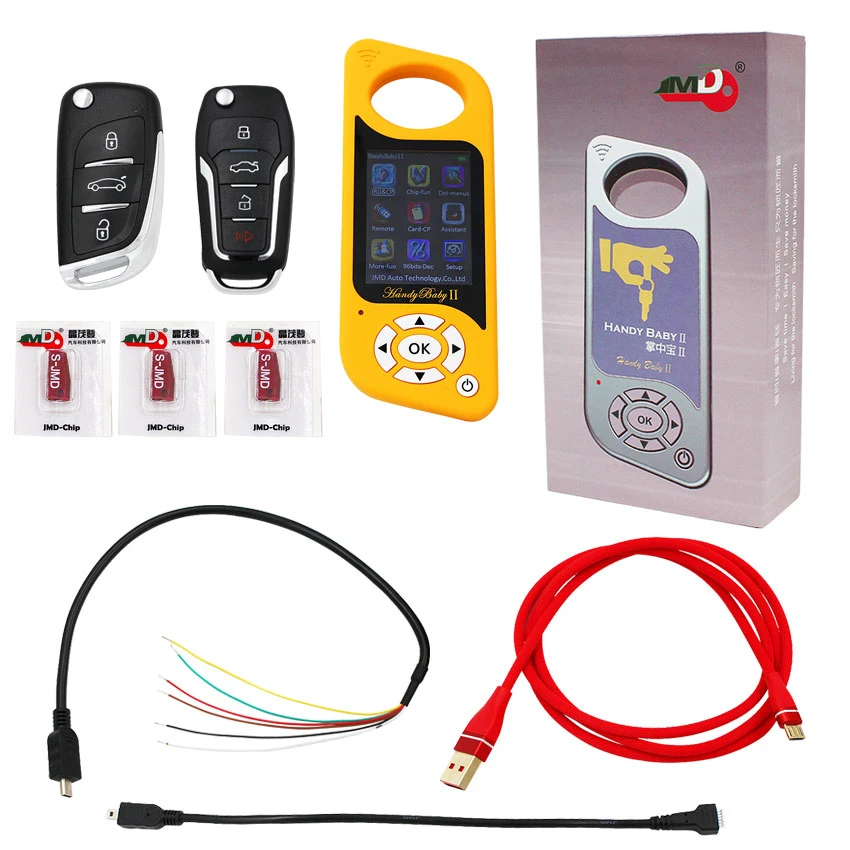 Original Handy Baby/2 Hand-held Car Key Copy Auto Key Tool for JMD 4D/46/48/G Super Red Chip Programmer CBAY Multi-language
Original Handy Baby/2 Hand-held Car Key Copy Auto Key Tool for JMD 4D/46/48/G Super Red Chip Programmer CBAY Multi-language