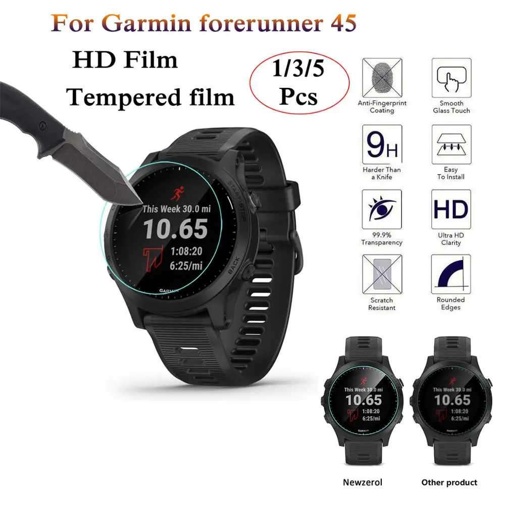 1/3/5pcs new Tempered Glass Screen Protector Film for Garmin Forerunner 45 Sport Smart Watch Bracelet Protective HD durable Film
1/3/5pcs new Tempered Glass Screen Protector Film for Garmin Forerunner 45 Sport Smart Watch Bracelet Protective HD durable Film