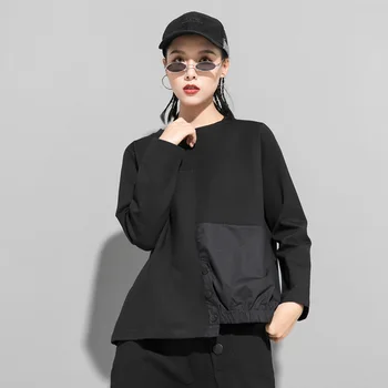 T-Shirt Women New Women's Clothing for Autumn and Winter Round Collar T-shirt Loose Fashionable Casual T-shirt Long Sleeve 
T-Shirt Women New Women's Clothing for Autumn and Winter Round Collar T-shirt Loose Fashionable Casual T-shirt Long Sleeve