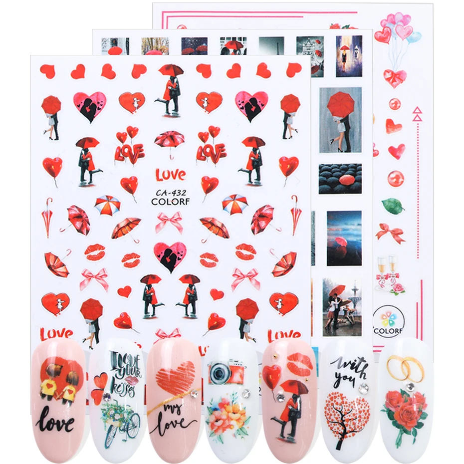 1pcs 3D Adhesive Romantic Slider Nail Sticker Valentine Sexy Lips Heart Flower Tattoo Manicure Tips Nail Art Decor SACA428-436-1
1pcs 3D Adhesive Romantic Slider Nail Sticker Valentine Sexy Lips Heart Flower Tattoo Manicure Tips Nail Art Decor SACA428-436-1