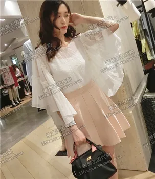 17 Summer Princess Wind Lotus Leaf Edge Horn Sleeve Silk Crochet Flower Top 7378
17 Summer Princess Wind Lotus Leaf Edge Horn Sleeve Silk Crochet Flower Top 7378