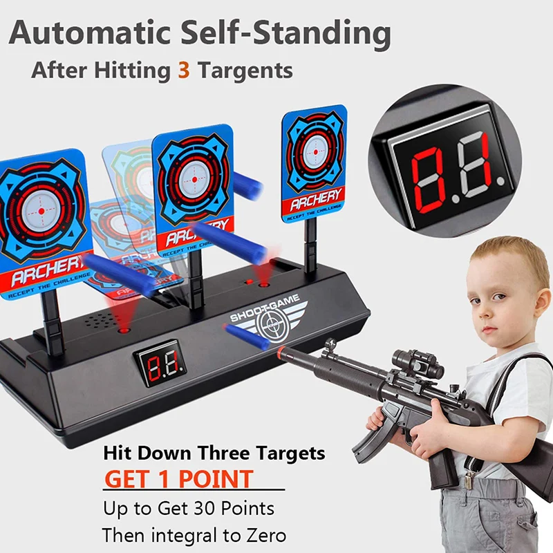 Electronic Auto Scoring Target Toys Smart Reset Scoring Board Funny Automatic Reset Calculate Scores Children Toy Supplies
Electronic Auto Scoring Target Toys Smart Reset Scoring Board Funny Automatic Reset Calculate Scores Children Toy Supplies