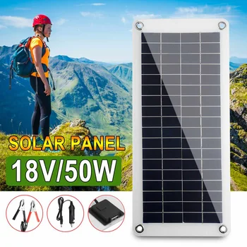 50W Solar Panel Flexible With 10/20/30A Controller Car Charger For RV Car Boat LCD Display Controller
50W Solar Panel Flexible With 10/20/30A Controller Car Charger For RV Car Boat LCD Display Controller