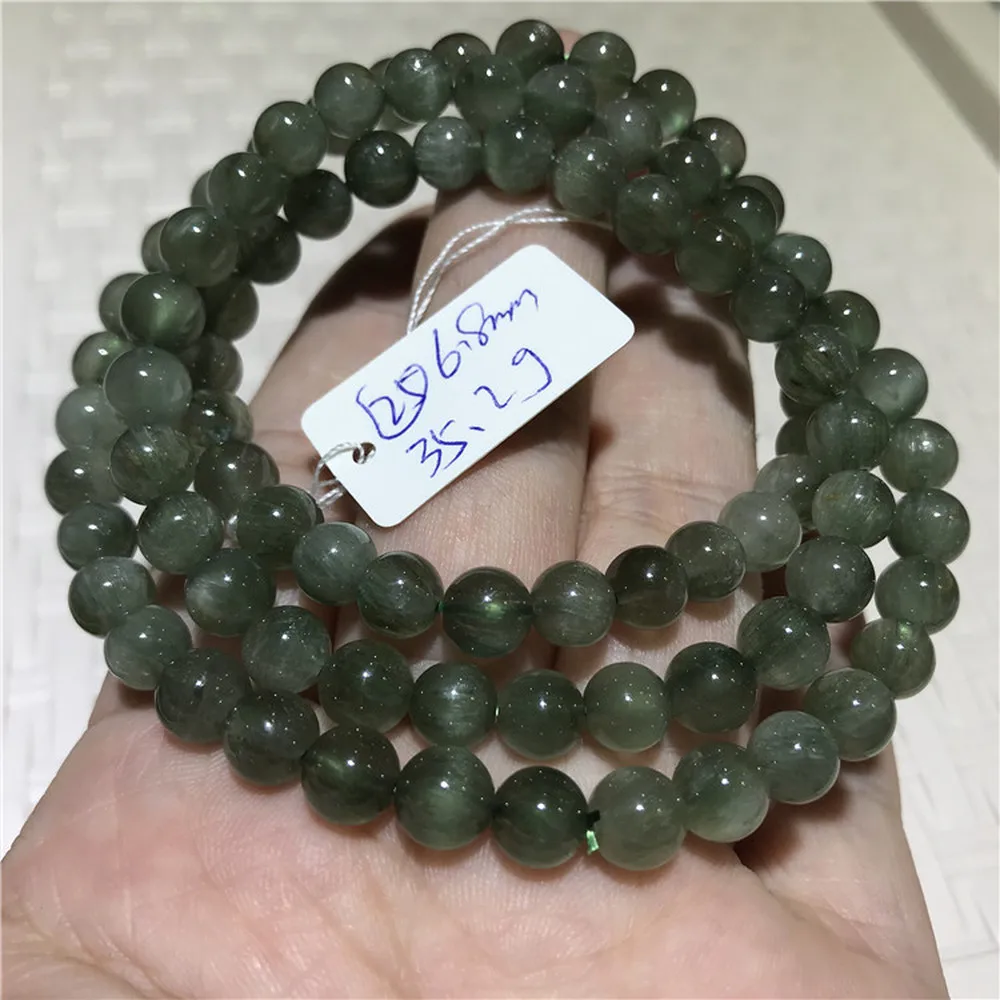 Genuine Green Natural Rutilated Quartz Bracelets 8mm Women Men Stretch Rutilated Quartz Crystal Round Beads Power Bracelet AAAA
Genuine Green Natural Rutilated Quartz Bracelets 8mm Women Men Stretch Rutilated Quartz Crystal Round Beads Power Bracelet AAAA