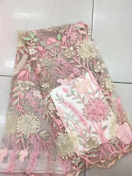 african lace fabric 5yard 3d flower fabric with beads high quality beaded lace fabric and pink 3d lace for fashion dress RF2520
african lace fabric 5yard 3d flower fabric with beads high quality beaded lace fabric and pink 3d lace for fashion dress RF2520