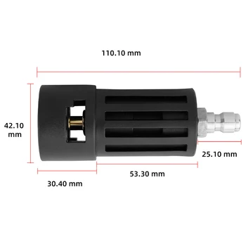 Compatible Pressure Washer Adapter, Replacement for Karcher Power Washer Accessory, 1/4 Inch Quick Connect
Compatible Pressure Washer Adapter, Replacement for Karcher Power Washer Accessory, 1/4 Inch Quick Connect