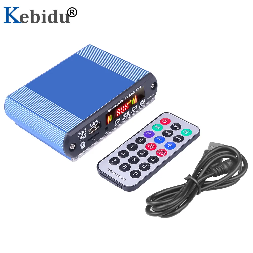 KEBIDU MP3 Player Wireless Bluetooth MP3 Decoder Board with Recording Function DIY Shell Support USB/SD/FM Audio Module
KEBIDU MP3 Player Wireless Bluetooth MP3 Decoder Board with Recording Function DIY Shell Support USB/SD/FM Audio Module