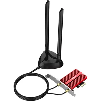 PCI-E Desktop 3000Mbps Wifi 6 high power network card for win10 Bluetooth 5.0 Dual Band Wireless Adapter comfast AX200 Plus
PCI-E Desktop 3000Mbps Wifi 6 high power network card for win10 Bluetooth 5.0 Dual Band Wireless Adapter comfast AX200 Plus