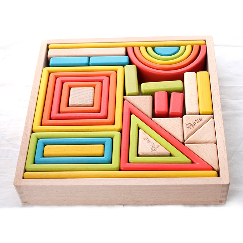 Prince ma Rainbow Building Blocks Import Building Blocks Large Pieces Solid Wood Building Blocks Children'S Educational Early Ch
Prince ma Rainbow Building Blocks Import Building Blocks Large Pieces Solid Wood Building Blocks Children'S Educational Early Ch