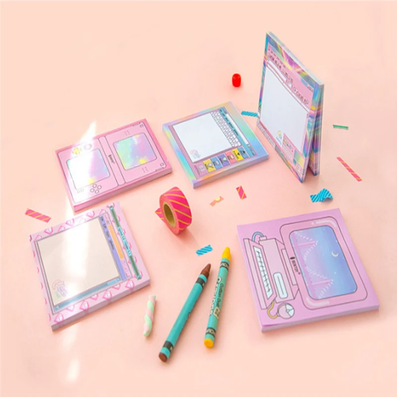1pack/lot Pink computer design note pads trendy sticky notes conspicuous message notes stationery
1pack/lot Pink computer design note pads trendy sticky notes conspicuous message notes stationery