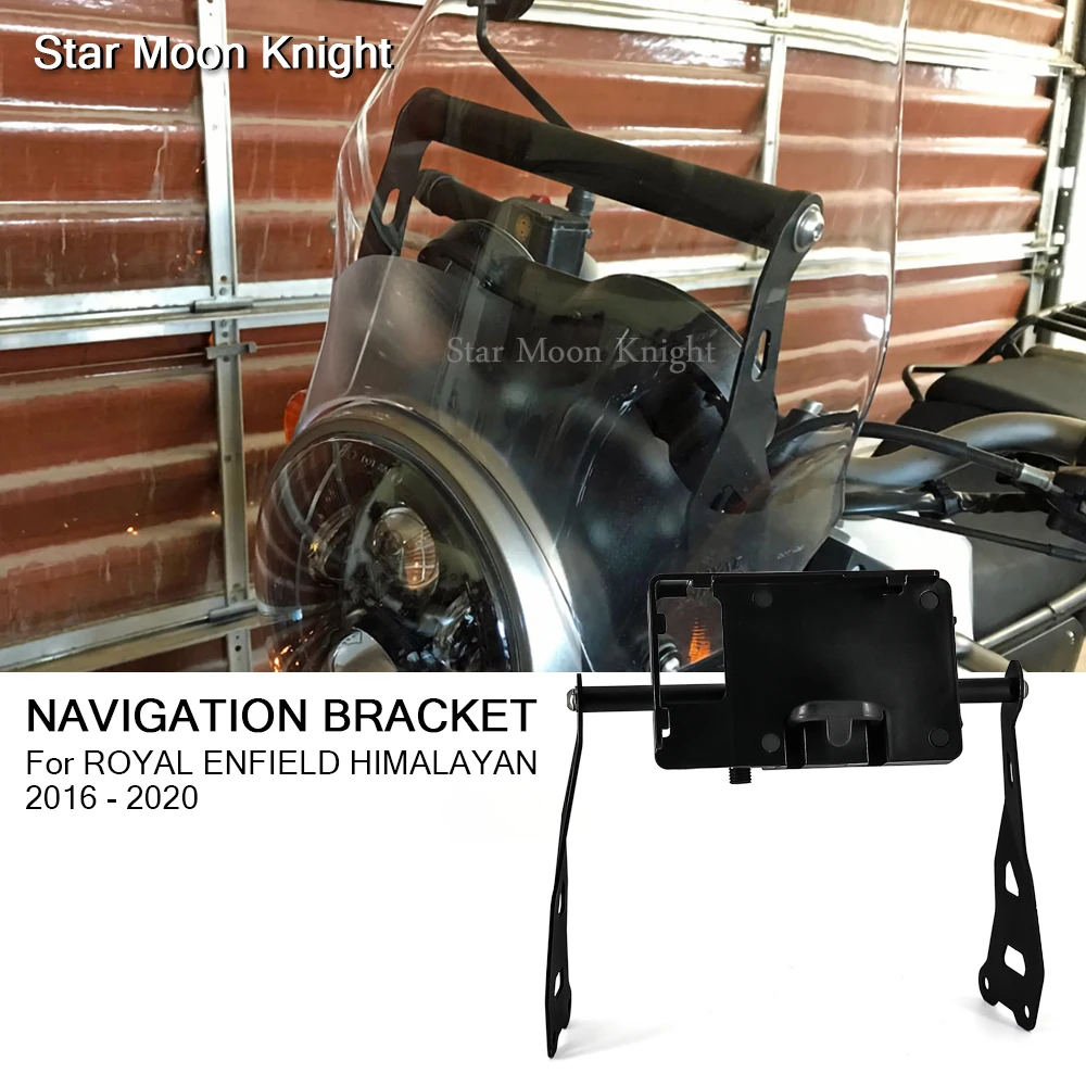 Motorcycle GPS SMART PHONE Windshield Navigation GPS Plate Bracket Adapt Holder For ROYAL ENFIELD HIMALAYAN 2016 - 2020
Motorcycle GPS SMART PHONE Windshield Navigation GPS Plate Bracket Adapt Holder For ROYAL ENFIELD HIMALAYAN 2016 - 2020