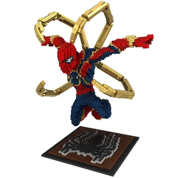 DIY Spiderman with Claw Building Diamond Blocks Venom Captain America Infinityed Gauntlet Mini Brick Toys for Children 3250pcs
DIY Spiderman with Claw Building Diamond Blocks Venom Captain America Infinityed Gauntlet Mini Brick Toys for Children 3250pcs