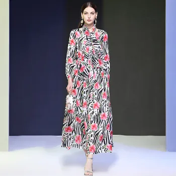 Spring New Elegant Long Runway Dress Women 2020 Fashion Full Sleeve Lace Up Floral Leopard Print Maxi Chiffon Holiday Dresses
Spring New Elegant Long Runway Dress Women 2020 Fashion Full Sleeve Lace Up Floral Leopard Print Maxi Chiffon Holiday Dresses