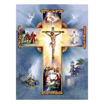 Diamond Painting Full Diamond Square Religious Diamond Crucifix DIY Diamond Embroidery Jesus Church Wall Decoration
Diamond Painting Full Diamond Square Religious Diamond Crucifix DIY Diamond Embroidery Jesus Church Wall Decoration