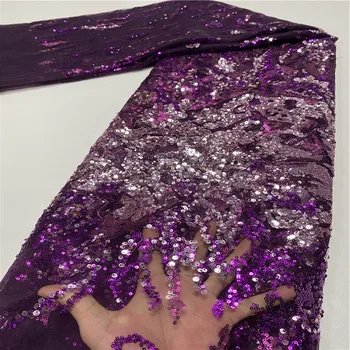 NIAI 2020 Latest African Net Lace Fabric High Quality Sequins Nigerian Lace Fabrics French Tulle Lace Material NI3381-1 
NIAI 2020 Latest African Net Lace Fabric High Quality Sequins Nigerian Lace Fabrics French Tulle Lace Material NI3381-1