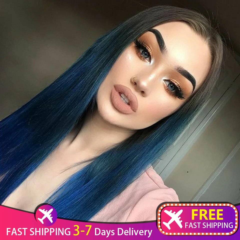 FREE FAST SHIPPING Bella Straight Blue 7 Colors Ombre Blonde Pink Purple Black Synthetic Lace Front Wigs For Women 20inch Wig
FREE FAST SHIPPING Bella Straight Blue 7 Colors Ombre Blonde Pink Purple Black Synthetic Lace Front Wigs For Women 20inch Wig