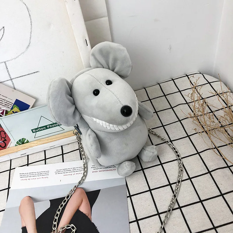 Funny Mouse Plush Bag Cute GIRL'S Shoulder Bag Ugly Meng INS Phone Bag Cartoon Small Animal Shoulder Bag
Funny Mouse Plush Bag Cute GIRL'S Shoulder Bag Ugly Meng INS Phone Bag Cartoon Small Animal Shoulder Bag