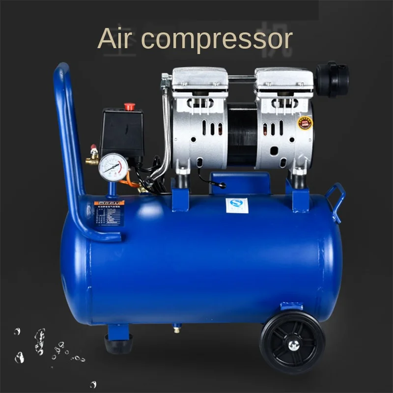 Car wash shop air pump compressor small inflatable silent 220V woodworking spray paint | Обустройство дома