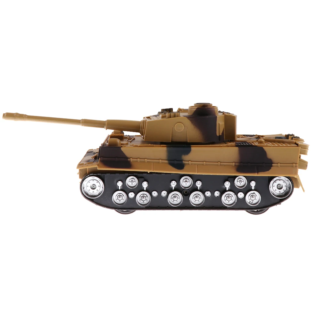 1/32 German Tiger Battle Tank WWII Army Vehicle Model Toy - Camouflage Earth Yellow 1/32 German Tiger Battle Tank WWII Army Vehicle Model Toy - Camouflage Earth Yellow
