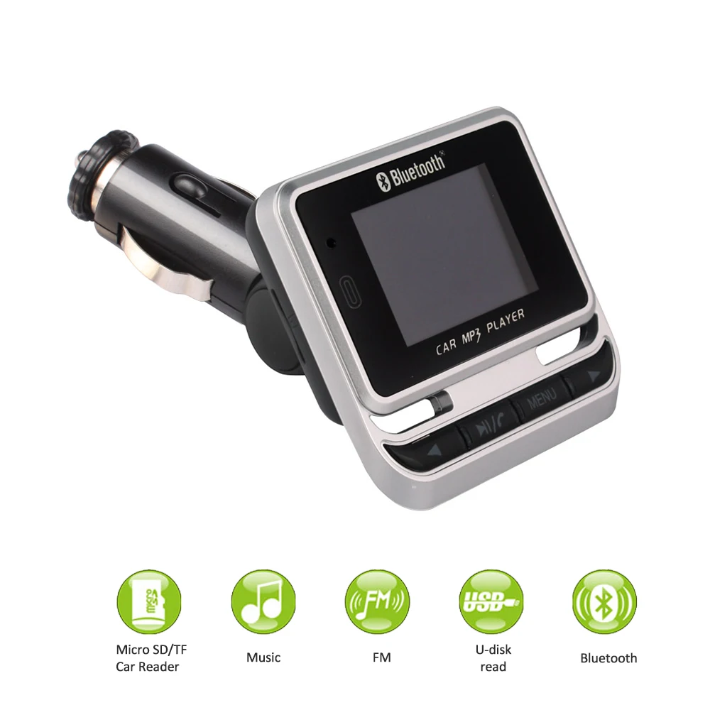 Bluetooth Car Kit MP3 Player Handsfree Wireless FM Transmitter Radio Adapter USB Charger LCD Remote Control With Retail Box 2.0
Bluetooth Car Kit MP3 Player Handsfree Wireless FM Transmitter Radio Adapter USB Charger LCD Remote Control With Retail Box 2.0
