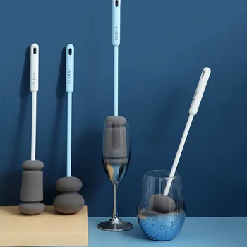 1pc PP Sponge Long Handle Cleaning Brush Kitchen Bathroom Accessories For Washing Cleaning Glass Cups Feeding Bottle Mugs Vase
1pc PP Sponge Long Handle Cleaning Brush Kitchen Bathroom Accessories For Washing Cleaning Glass Cups Feeding Bottle Mugs Vase