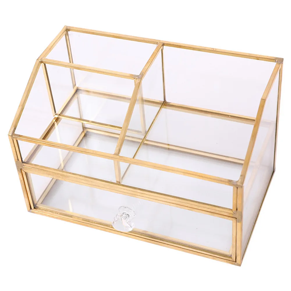 Noble Glass Cosmetic Storage Box Skin Care Products Box Beauty Brush Holder Nail Polish Holder Organize Box Make Up Organizer
Noble Glass Cosmetic Storage Box Skin Care Products Box Beauty Brush Holder Nail Polish Holder Organize Box Make Up Organizer