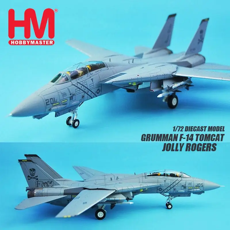 HOBBY MASTER Grumman F-14 TOMCAT Jolly Rogers 1/72 diecast plane model aircraft
HOBBY MASTER Grumman F-14 TOMCAT Jolly Rogers 1/72 diecast plane model aircraft