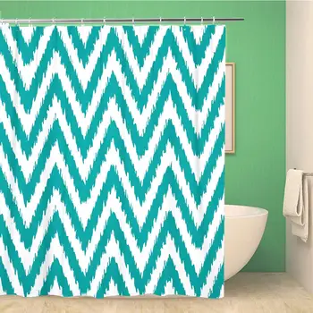 Bathroom Shower Curtain Material Ikat Chevron Pattern Zag Zig Polyester Fabric 72x72 inches Waterproof Bath Curtain Set with
Bathroom Shower Curtain Material Ikat Chevron Pattern Zag Zig Polyester Fabric 72x72 inches Waterproof Bath Curtain Set with