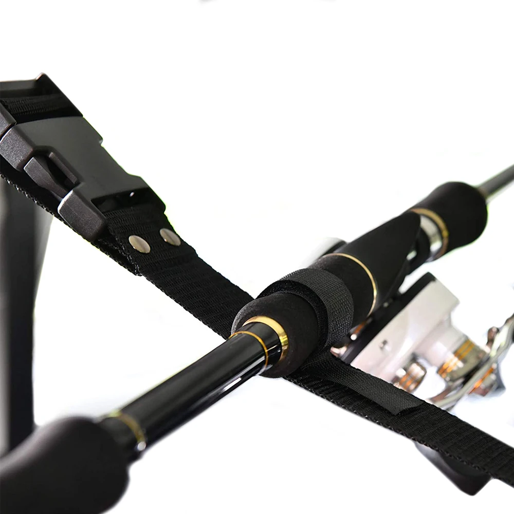 Description Picture 5 of itemCar Seat Fishing Rod Rack Set Car Fishing Rod Rack Strap Adjustable Car Fishing Rod Rack Car Fixing Belt
