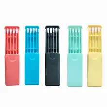 New Durable 5 Colorscotton Swabs Waterproof Reusable Environmentally Silicone Swabs Ear Cleaning Double-ends Swabs Carrying Case
New Durable 5 Colorscotton Swabs Waterproof Reusable Environmentally Silicone Swabs Ear Cleaning Double-ends Swabs Carrying Case